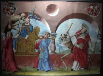 Kopie des verlorenen Totentanzes von M. Manuel des Dominikanerfriedhofs von Bern (1512-20)